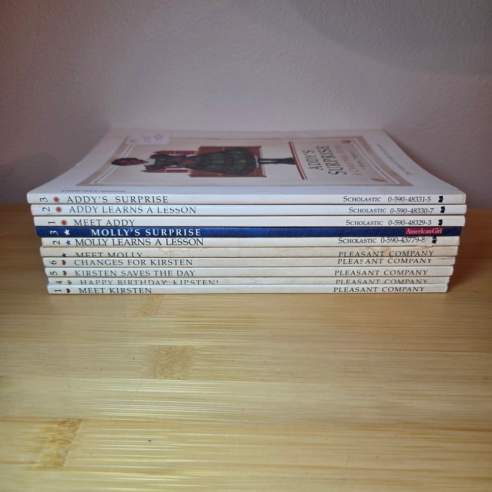 American Girl Book Lot 10pk Addy Molly Kirsten Pleasant Company Scholastic
